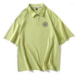 Men's Polos Mens T Shirts Streetwear Shirt Short Sleeve Top Fashion Summer Lapel Tops Tennis Pattern Tees CottonMen's Men'sMen's Mild22