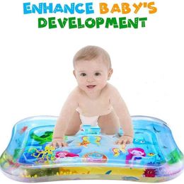 Baby Water Mat child Toys for 3 6 9 12 Months Infants Child Gift born Boys and Girls Fun Activity Play Centre for Baby 210402