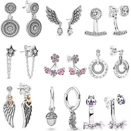Pandora Silver Flower Earrings Online 
