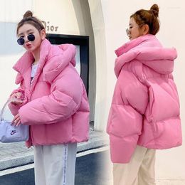 Women's Down & Parkas 2022 Autumn And Winter Korean Version Light Thin Bread Cotton Jacket Thickened Loose Small Short Coat Guin22