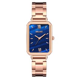 Lüks saatler kadınlar için kadın kol saatleri çelik kayış saati takı tokası y0404