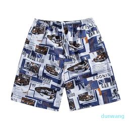Men's Shorts Board Summer Loose Quick-drying Pyjamas Men Beach Trousers Sports Five-point Leisure Large Pants Swimming TrousersMen's