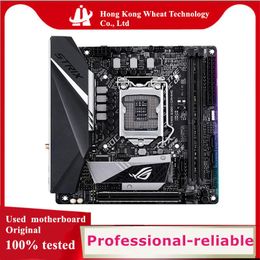 Motherboards For ASUS ROG STRIX B360-I GAMING Motherboard Socket LGA 1151 DDR4 M.2 NVMe Intel B360 Original Desktop Used MainboardMotherboar