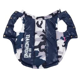 Clothes For Medium Large Dogs Winter Warm Pet Vest Jacket Waterproof Big Coats Camouflage Clothing Golden Retriever Y200917
