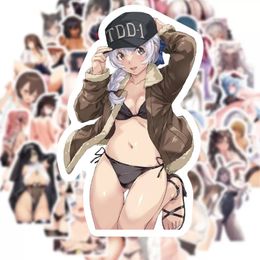 50Pcs/Lot Anime Sticker DIY Hentai Sexy Pinup Bunny Girl Waifu Stickers Laptop Car Truck Motorcycle Phone Refrigerator Decal