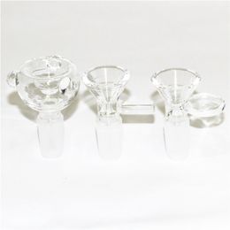 Hookahs Heady Smoking Glass Bowl 14mm Pieces Bongs Bowls Funnel Rig Accessories Quartz Banger Nails 18mm 14mm Male Female