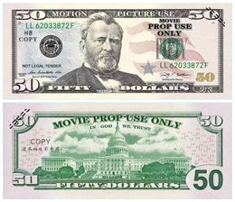 50% Size Copy Money Prop Dollar 1 2 5 10 20 50 100 Euro 200 500 Party Supplies Fake Movie Money Billets Play Collection Gifts Home Decoration Game Token Faux BilletE0JV