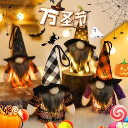 Party Supplies Halloween Luminous Gnome Doll Ornaments For Tree Xmas Gifts Props For Festive Atmosphere Halloweens Elf Accessories 5 9mg4 D3