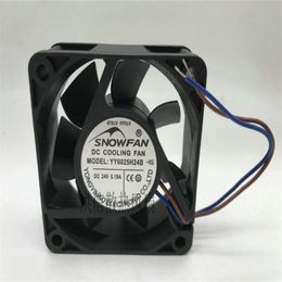 6025 YY6025H24B 24V 0.19A 6CM Two-wire double-ball industrial DC fan