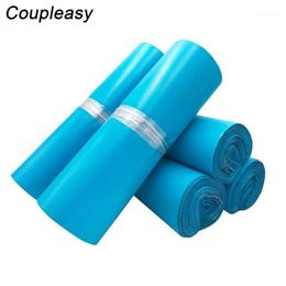 large poly bags Australia - 100Pcs 5 size Large Plastic Envelope Self Adhesive Seal Courier Storage Bag Blue Poly Mailer Mailing Bag Stationery1256P