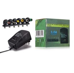 DC 3V 5V 6V 9V 12V 3A AC DC Chargers Adaptor Adjustable Power Adapter Universal Charger PowerSupply adapters 5pcs