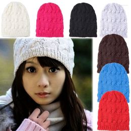 Beanie/Skull Caps 10 Colours Ladies Casual Cap Solid Cute Woman/Men Female Beanie Knitted Beanies Winter Autumn Hats Warmer Bonnet Pros22