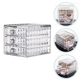 Storage Boxes & Bins Clear Jewellery Cosmetic Acrylic Drawer Style Makeup Organiser Holder