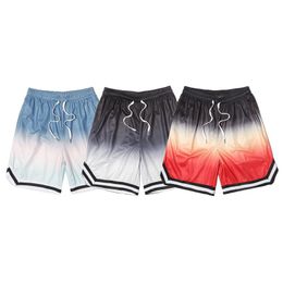 Men's Shorts Summer Men And Women Gradient Sports Push Ups Jogging Fitness Men's Clothing Quick-Drying Basketball ShortsMen's