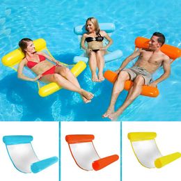 Floating Chair Swimming Pool Foldable Inflatable Floating Hammock Float Lounger