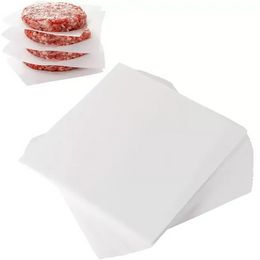 Bakeware Hamburger Parchment Patty Paper Squares 6in Non Stick for Burger Press Ground Beef Freezing Candy Wrappers F0425