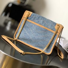 Luxury Designer Shoulder Bags Retro Series Women Handbag 2023 Fashion Style All-match Denim Bag Womens Handbags Flap Crossbody Bag