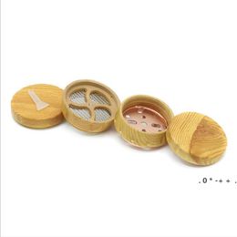 Wooden Tobacco Grinders 4 Layers Smoke Grinder Reusable Smoking Set Herb Crusher Smoking Accessories Size About 52mm Wholesale GCF14293