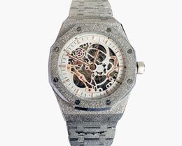 Men's Skeleton Automatic Mechanical Watch Luminous Waterproof Luxury Sapphire Crystal Wristwatch Designer Watches