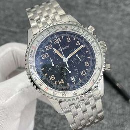 2022 Luxury Men's Watch Aviation Japan Vk Quartz Chronograph 46mm 1884 Men Watches Hardex Glass Wristwatches