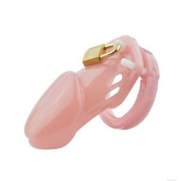 Male Plastic Chastity padlock Lock Penis Ring Cock Cages Ring Virginity Loc266O