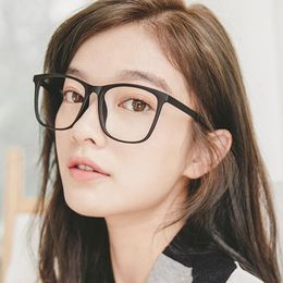 Fashion Sunglasses Frames Square Cateye Glasses Frame Women Transparent Clear Lens Optical Male Eyeglasses Brand Designer Myopia EyewearFash