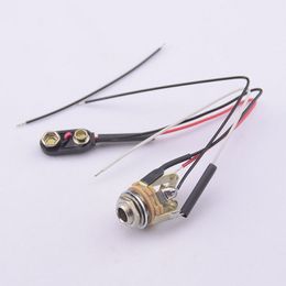 1 Piece Switch Craft Short Open Electric Guitar Jack Electric Bass Jack With Wire Stereo Jack