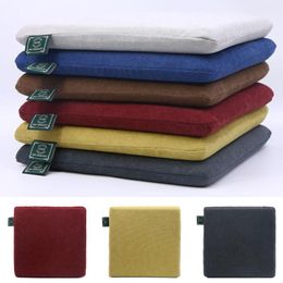 Cushion/Decorative Pillow 1PC Tatami Office Rebound Chair Cushion Square Memory Foam Zabuton Meditation Mat Futon Pad