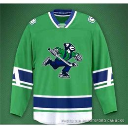 VipCeoC202 Johnny Canuck AHL 2021 Custom Hockey Jersey Any Number And Name Mens Womens Youth All Stitched