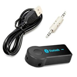 Car Wireless Bluetooth AUX Audio Receiver Adapter 3.5mm Music HandsFree Kit Stereo Speakers Receivers