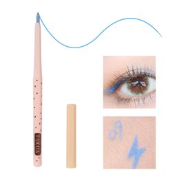 Eyeliner gel pen lying silkworm pen eye makeup tool S09 blue glacier 1pc