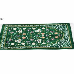 Islamic Prayer Mat Muslim Tassels Carpet Salat Musallah Islam Thick Prayers Rug Blanket Soft Banheiro Praying Mats Tapis 70*110cm CCE13784
