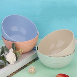 Eco Friendly Wheat Straw Bowls Household Rice Salad Bowls Unbreakable Children Bowl Set For Home Kitchen 338 D3