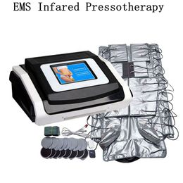 Professional Ems Infared Pressotherapy 3 In 1 Slimming Equipment Far Infrared Pressotheraie Lymphatic Drainage Massager Device Slimming Machine