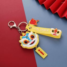 Berets Easy To Carry Useful Traditional Style Lion Keychain Unique Soft For GiftBerets Wend22