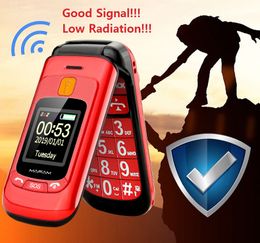 Unlocked Senior Flip Cellphone Double Dual Screen phone Dual SIM Card Speed Dial SOS key Touch Handwriting Big Keyboard FM For Old People