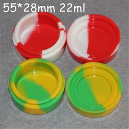 silicone wax oil container 22ml silicon jars wholesale concentrate wax containers DHL