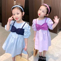 Baby Girls Dress Patchwork Party Dress For Kids Girl Summer Children Party Dress Toddler Children's Clothing 210412