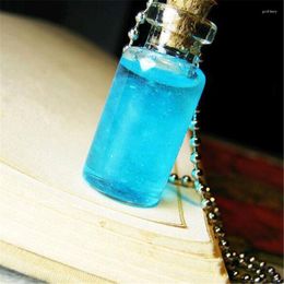 Chains Clouds In A Bottle Necklace Charm Cloud Sky Cork Vial Pendant Kawaii SparkleChains Godl22