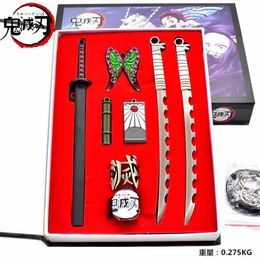 Cosplay Demon Slayer Anime Key chains Kids Toy Gift Accessories set Keychain Toys Collection Decoration