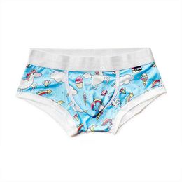 Man's Underwear Men's Shorts Fruit Cartoon Boxers Underpants Men Cute Ropa Interior Hombre Calzoncillos Hombre Gay Boxers Hombre G220419
