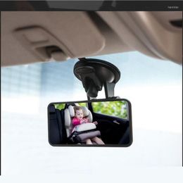 Interior Accessories Other Universal Baby Mirror Adjustable Car Rear View Kids Monitor Glass For Safety Seat With Suction MirrorOther