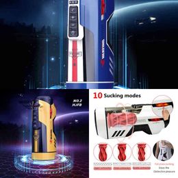 NXY Sex Masturbators Automatic Leten Piston Telescopic Real Vagina Male Masturbator Cup Moaning Perfume Flirting Sucking Vibrator Toys for Man 220127