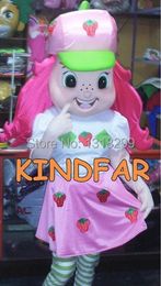 Mascot doll costume mascot Strawberry Shortcake mascot costume fancy dress custom fancy costume theme mascotte carnival kits