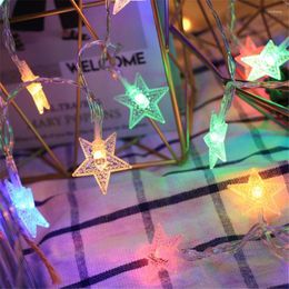 Strings LED 1.5m Star-shaped Curtain String Lights Lighting Indoor Outdoor Handicraft Decoration Garland For Wedding Festive PartiesLED