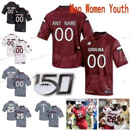 Nik1 Stitched Custom 11 Pharoh Cooper 13 Shi Smith 14 Connor Shaw 18 OrTre Smith South Carolina Gamecocks College Men Women Youth Jersey