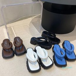 Designer -Slippers Ladies Women Flip Flops Shoe 2022 Summer Casual Outside Beach Slides Female Platform Rubber Shoes PumpsSlippers