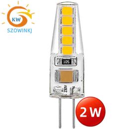 G4 LED Bulb 2W Corn Lamp Beads AC220V Spotlight Living Room Bedroom Chandelier Replacement 20w Halogen Warm White Pin 2835SMD H220428