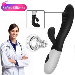Sex Toy Massager dildos Dual Vibrator g Spot Stimulate Vagina Clitoris Massage Silicone Waterproof Toys for Woman