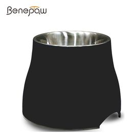 Benepaw Quality Elevated Bowl For Dogs Stainless Steel Removable Nontoxic Pet Bowl With Stand Dishwasher Safe Puppy Feeding 210320